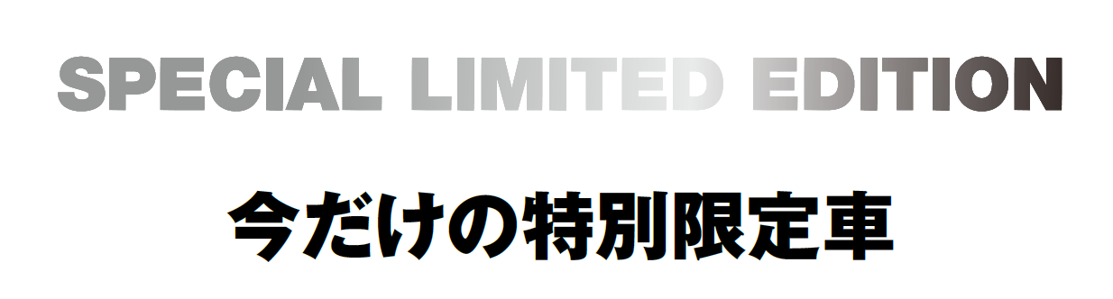 今だけの特別限定車